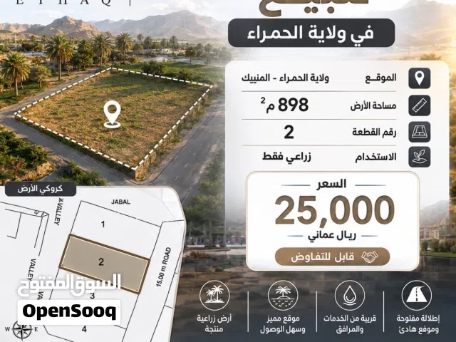 ارض زراعية في ولاية الحمراء