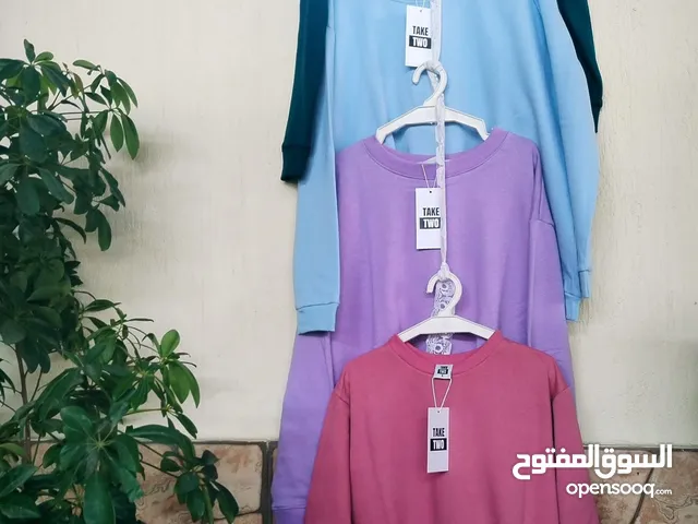 سويت شيرت حريمي خامة سمر ميلتون قطن 100٪