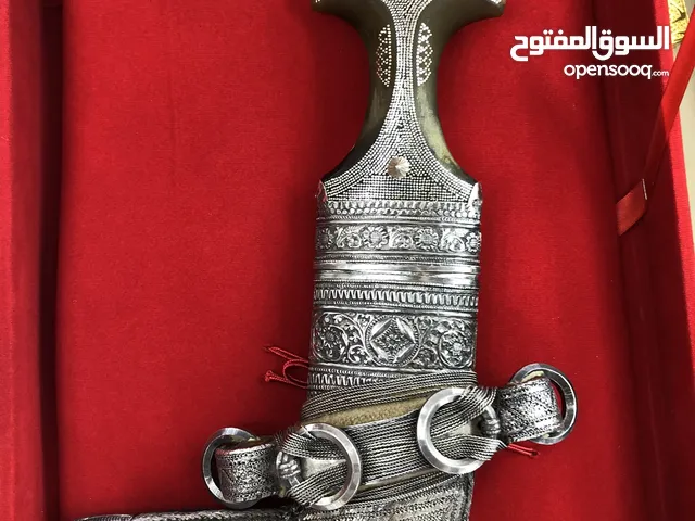 ،خنجر عماني قرن زرأف افريقي مقاس 6 ،بدون كسور نظيف