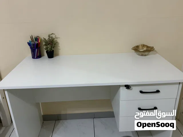 White study desk
