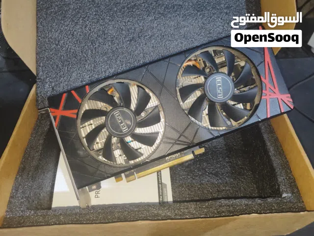 كرت شاشة rx 580 8gb 2048sp عاطل فحم