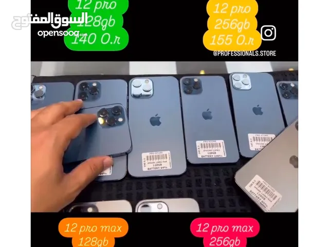 12pro 128GB 140R.O 1256GB 155 R.O