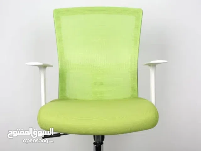 Modern Medium Back Office Chair – Available in Green, Light Blue & Black + Matching Visitor Chair