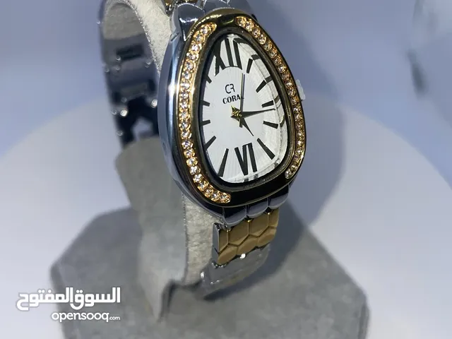 ساعة مميزة ستانلس ستيل جديدة مع الضمان سنة وجميع الملحقات