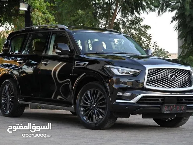 إنفينيتي وارد الشركة QX 80 موديل : 2022 سعة المحرك : 5.6 L قاطعة مسافة : 26.000 KM