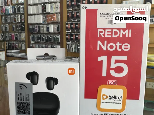 New Redmi note-15 5G 8+256Gb New