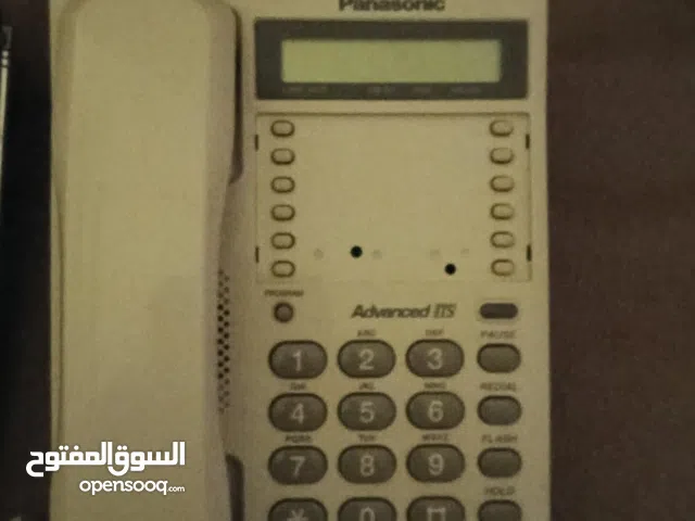 هاتف باناسونيك مستعمل بحالة جيدة  في لاسلكي وفي عادي