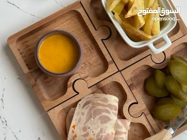 صينية تقديم خشبية