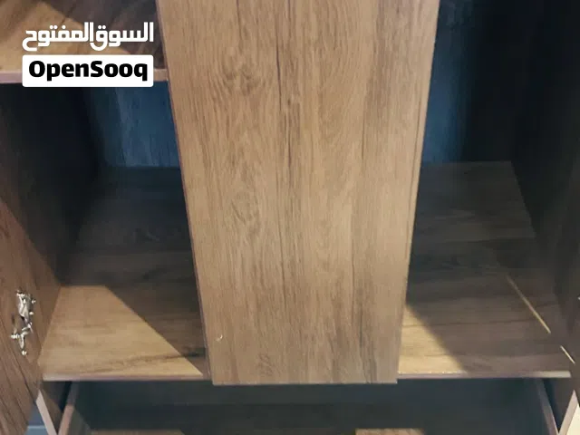 3-Door Wooden Wardrobe with Drawer – Clean & Like New