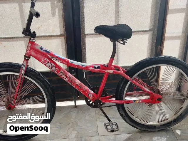 بايسكل بي ام اكس BMX مستعمل لون احمر حجم 24