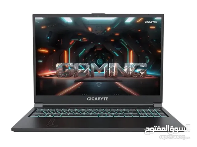 USED GIGABYTE G6 16" Gaming Laptop - Intel core i7, RTX 4060 , 1T SSD