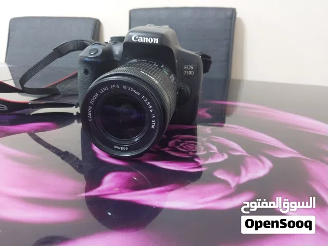 كاميرا نوع كانون 750 D مستعمل بحال الوكاله