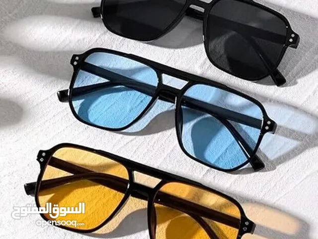 نظارات شمسيه للرجال والنساء أنيقة 3 قطع ألوان مختلفة lunettes de soleil pour homme et femme 3 pcs
