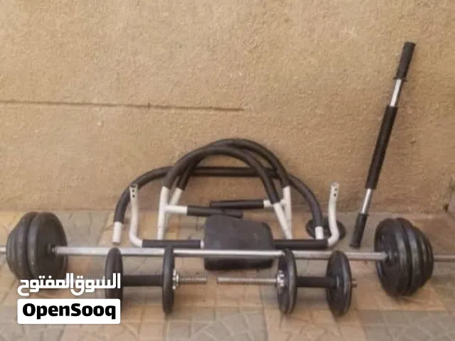 اوزان حديد 40كيلو مع البار والدامبلز