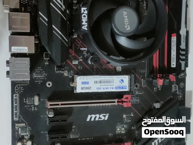 مذر بورد b450 msi gaming max plus نسخة نادرة و بكارتونها و كل ملحقاتها وياها السعر 150 الف اقرالوصف