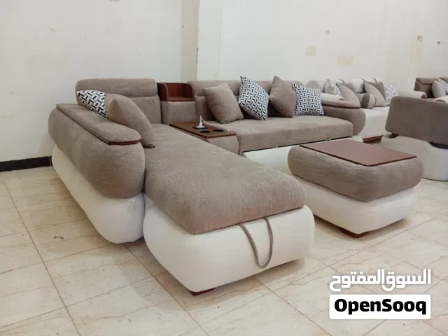 ركنة مودرن فاخرة  خشب زان بالكامل + قماش مستورد  تصميم يخطف الأنظار