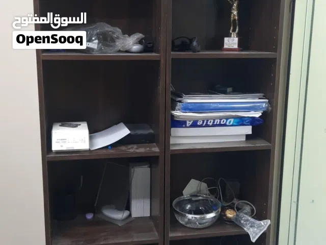 2 Large Wooden storage shelves