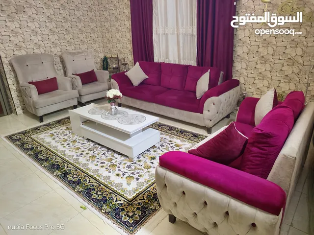 طقم كنب تفصيل خشب زان ثقيل وفخم جدا