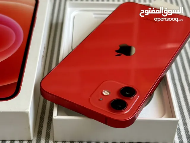 Iphone 12 red 256GB used like new