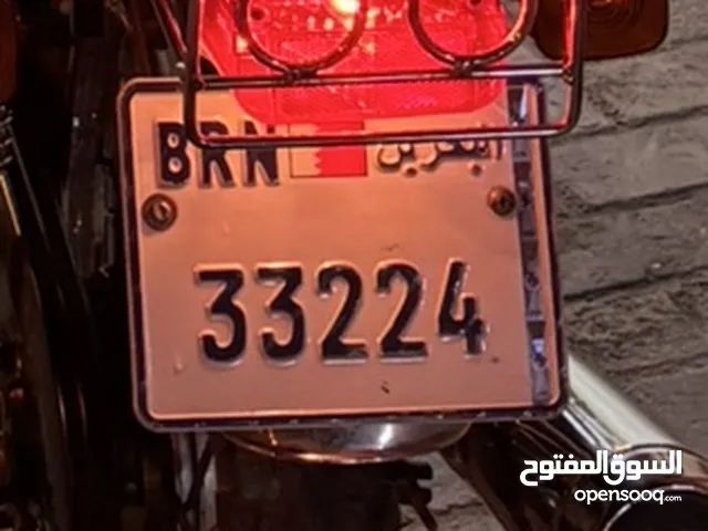 للبيع رقم دراجة نارية مميز(33224)