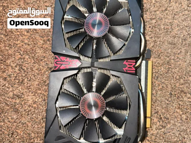 للبيع او البدل كرت شاشة Asus GTX 960 4GB Strix بحالة ممتازة جداً ونظيف