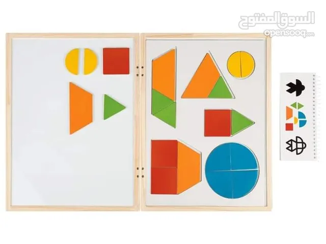 لعبة المهارات الحركية Playtive Montessori مصنوعة من الخشب لعبة وضع المغناطيس: