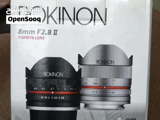 للبيع عدسة ROKINON 8mm F2.8 II FISHEYE السينمائية — صناعة كورية لكاميرات السوني مينول فوكس