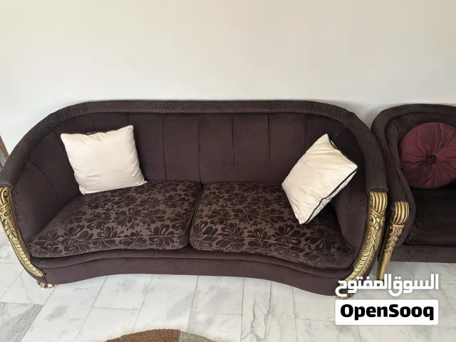 Brown sofa set