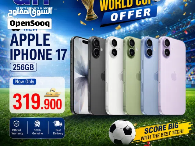 Apple iPhone 17 – 256GB  Brand New  Available at Tech City Oman
