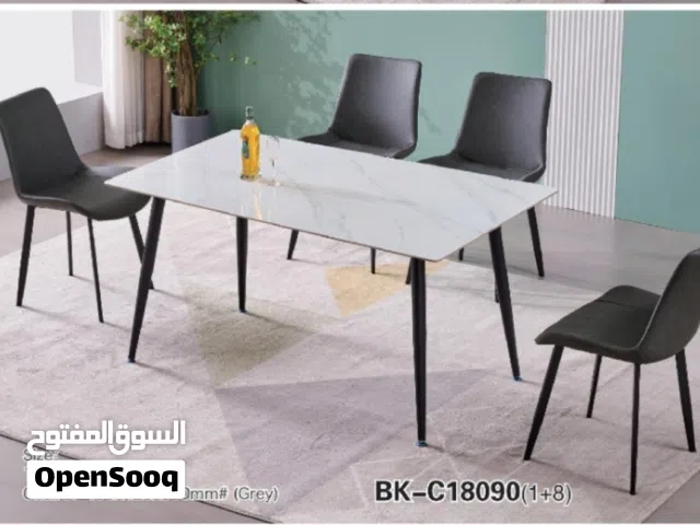 طاولة عشاء ستة شخص رخاميه طقم سفرة طقم عشاء جلوس طقم صفرة غداء Marble dining table for 6 people