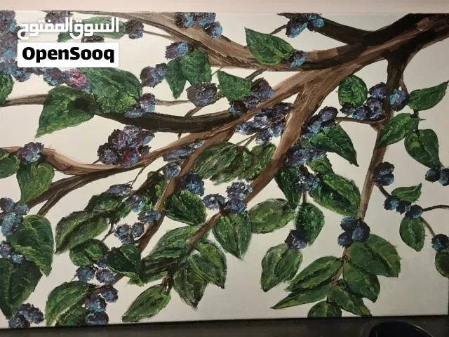 Original Hand Painted Acrylic Canvas لوحة كانفاس أكريليك أصلية مرسومة يدوياً