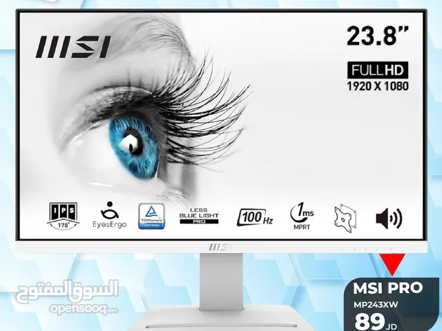 23.8" MSI monitors for sale in Amman