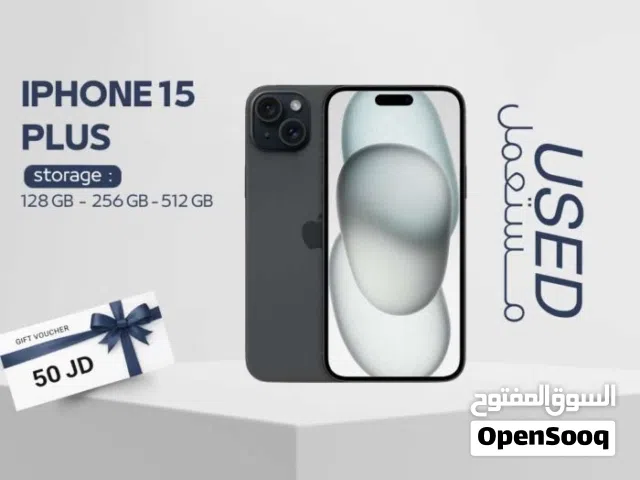 IPHONE 15 PLUS ( 128GB ) USED /// ايفون 15 بلس ذاكرة 128 مستعمل وكاله