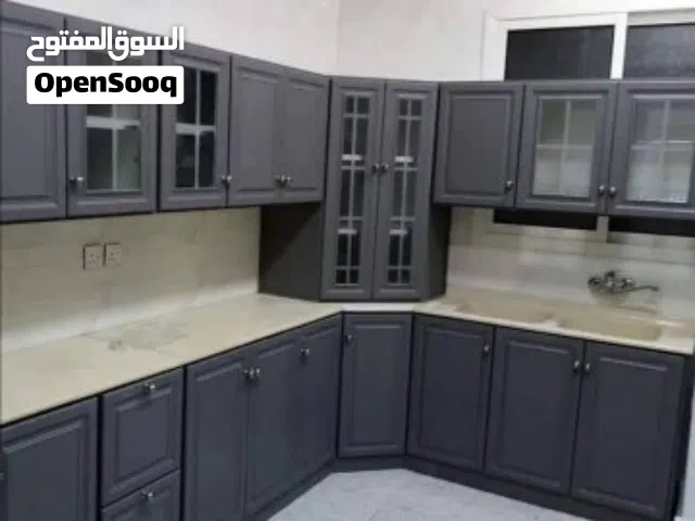 مطابخ جديده تفصيل وجاهز حسب الطلب صاج المنيوم الماني3 ميلي جاهز  مقاس 5 متر و 60 سم رخام طبيعي