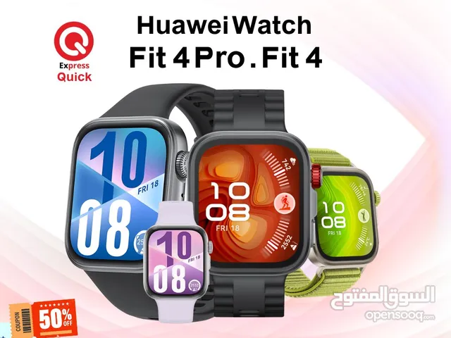 HUWAEI WATCH FIT 4 & FIT 4 PRO AVAILABLE NEW /// ساعات هواوي واتش 4 وواتش 4 برو متوفره بجميع الالوان