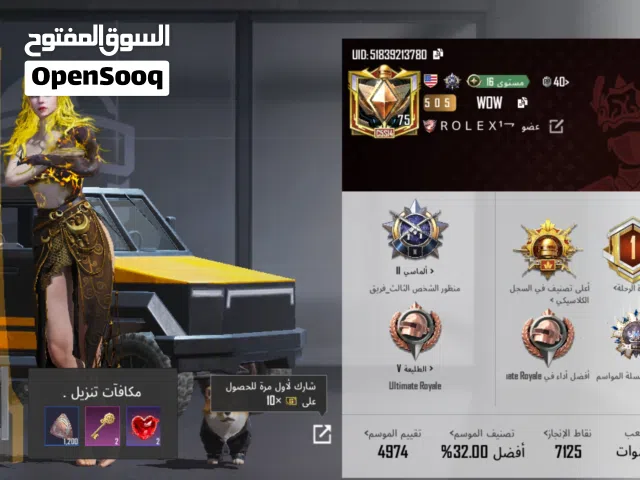 Pubg Accounts and Characters for Sale in Sana'a