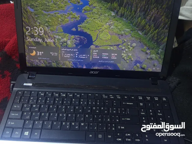 لابتوب acer للبيع نضافه 100/100