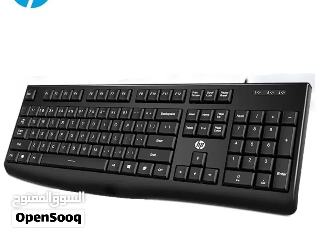 كيبورد اتش بي مكتبي اصلي سلكي ديسكتوب HP K200 OFFICE DESKTOP WIRED KEYBOARD USB