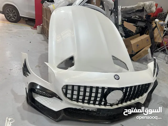 Mercedes Gts bodykit headlights screen قطع مرسيدس جي تي اس