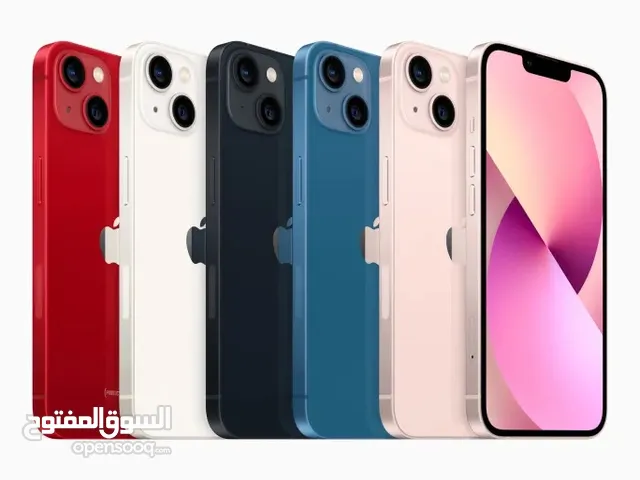 iPhone 13 128GB جديد مسكر كفالة شوق اوسط