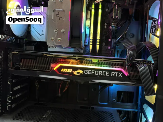 كمبيوتر ألعاب قوي جداً للبيع – أداء عالي وجاهز لأي لعبة أخرى   Pc gaming I5 11th Rtx 2080ti 11gb