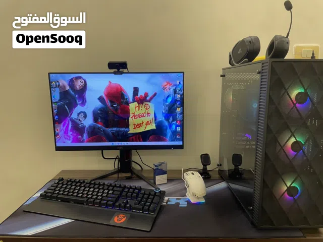 PC Gaming احترافي + شاشة 180Hz + ملحقات كاملة (جاهز فوراً)