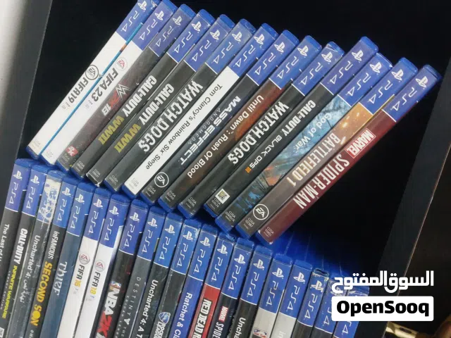 أشرطة العاب بلستيشن 4 و3و اكسبوكس