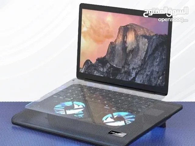 قاعدة تبريد لابتوب – أكبر وأقوى مراوح تبريد LED ودّع السخونة...