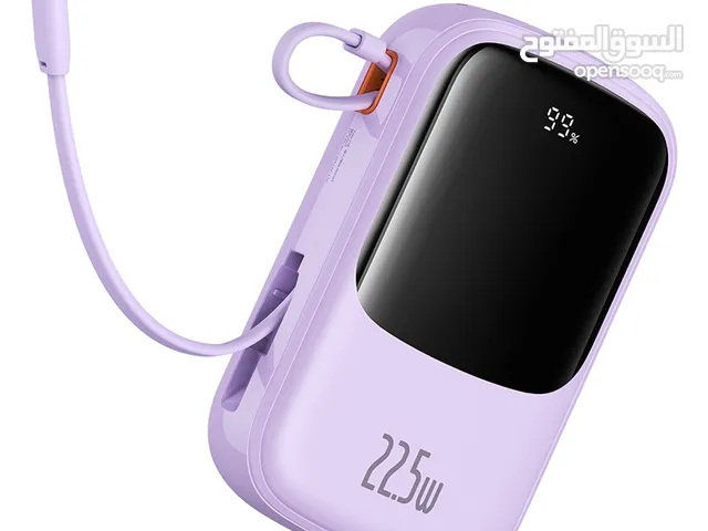 Baseus Power Bank Qpow Pro+ 20000mAh 22.5W Type-C Fast Charging With Built in Cable Digital Display