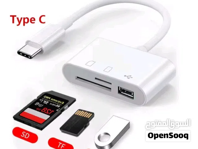 قارئ بطاقات USB-C SD/TF/CF عالي السرعة،مدمج للتوصيل والتشغيل لأجهزة iPad Pro