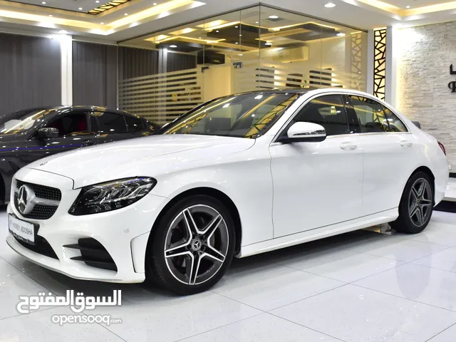 Mercedes Benz C200 ( 2020 Model ) in White Color GCC Specs