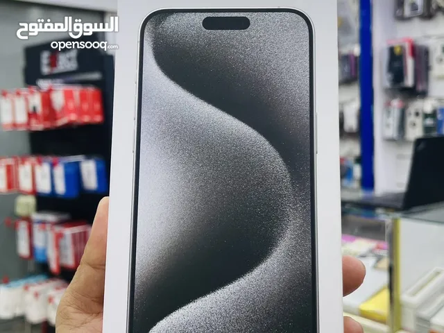 iPhone 15 Pro Max, 256gb White Titanium Arabic