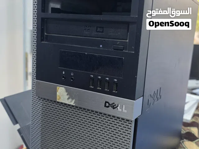 كمبيوتر حاسبة Dell كاملة مع شاشة Avatar وهارد SSD سريع جداً شد وشغل