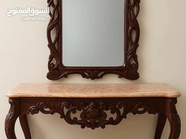 كونسول مع مرآة ملكي كلاسيكي